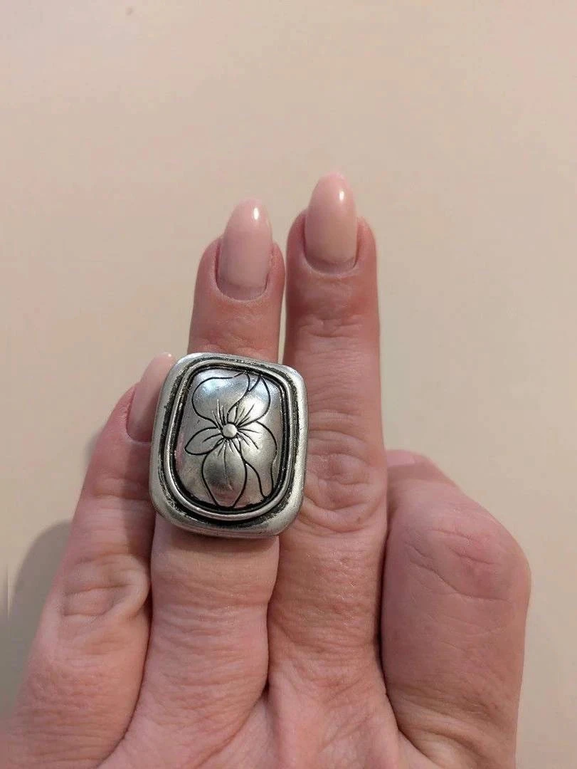 Bague Fantasie - Ajustável - Prateado - Brhal-68 – photo 3